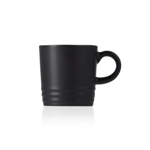 Le Creuset Satin Black Stoneware Espresso Mug 100ml